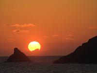 Sonnenuntergang an der Constantine Bay
